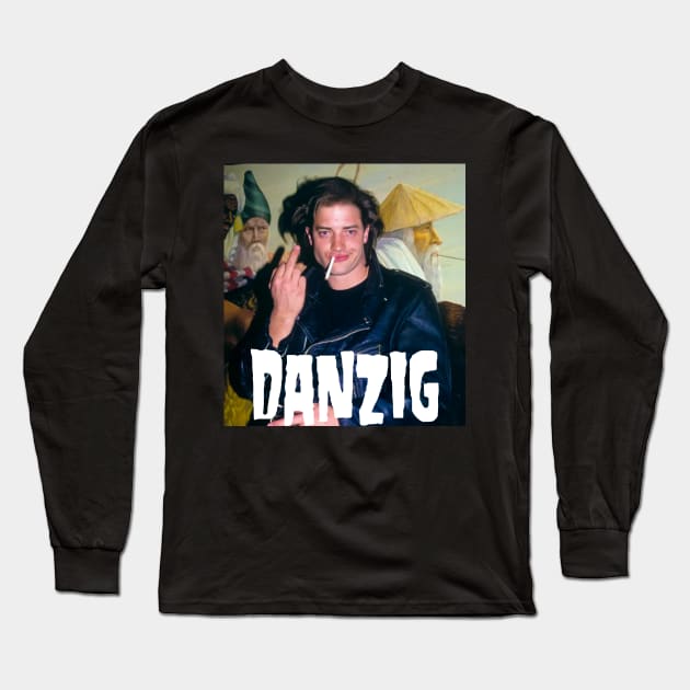 Danzig Long Sleeve T-Shirt by LMW Art